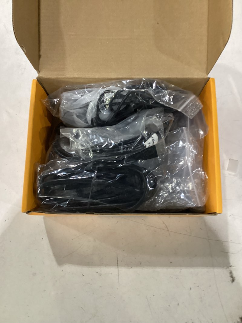 Condition photo showing Good Condition for kceve kvm switch 2 monitors for 2 laptops 1 desktop, usb 3.0 kvm switch 2 monitors 3 computers usb c hdmi share 4 usb3.0 device, 4k@60hz, 100w pd, wired remote(4k usb c hdmi 3 in 2 out kvm) iridescent 14cm 4k usb c hdmi 3 in 2 out kvm