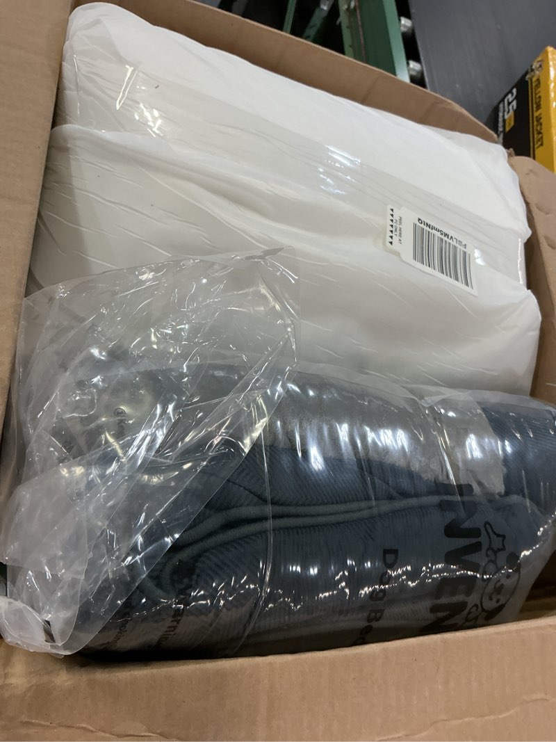 Condition photo showing Good Condition for INVENHO Orthopedic Dog Beds Large Sized, XL Washable Dog Sofa with Egg-Crate Foam, Waterproof Lining and Non-Skid Bottom XL (42"x 32"x 6.5") Dark Grey