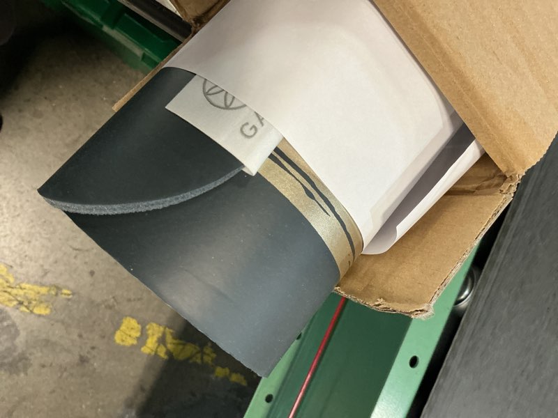 Condition photo showing Good Condition for gaiam yoga mat - premium 5mm solid thick non slip exercise & fitness mat for all types of yoga, pilates & floor workouts (68\" x 24\" x 5mm) color grey