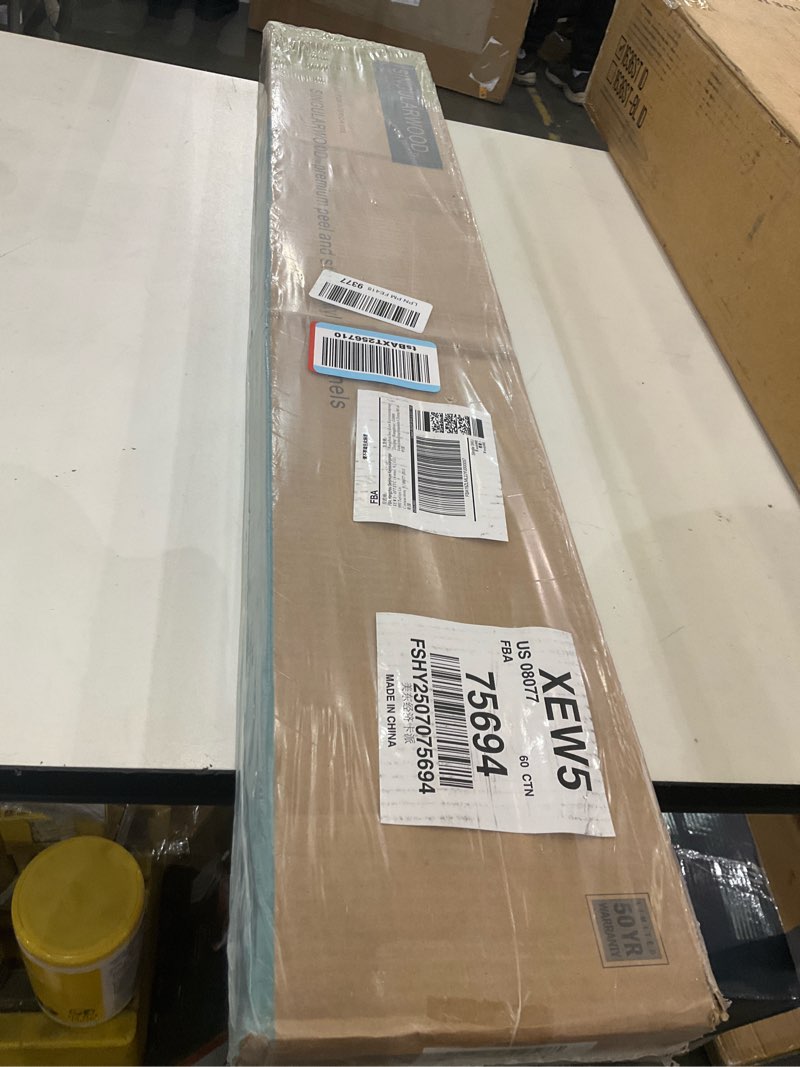 Condition photo showing New/Like New for SINGULARWOOD Vinyl Wall Planks,Self-Adhesive Vinyl Panels for Walls,Peel and Stick Easy Installation (12 pcs/18 Sq Ft/Box),White Washed-White