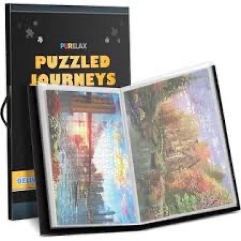 ZFCLXX Puzzle Storage Folder Keeper for Enthusiasts, 20"x 28" Iarge Capacity 1000-Pieces Puzzle Orga