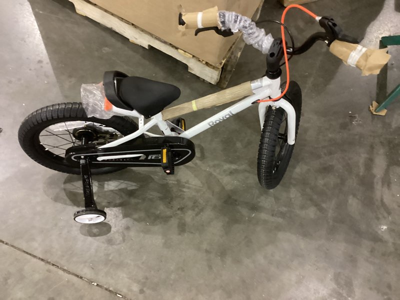 Condition photo showing As Is for Freestyle 16 Royal bike with training wheels