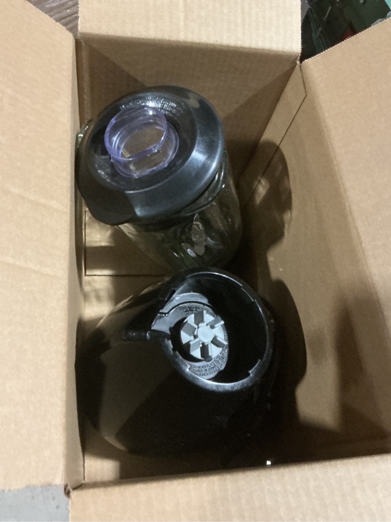 Condition photo showing As Is for BLACK+DECKER Countertop Blender with 6-Cup Glass Jar, 10-Speed Settings, Black, BL2010BG