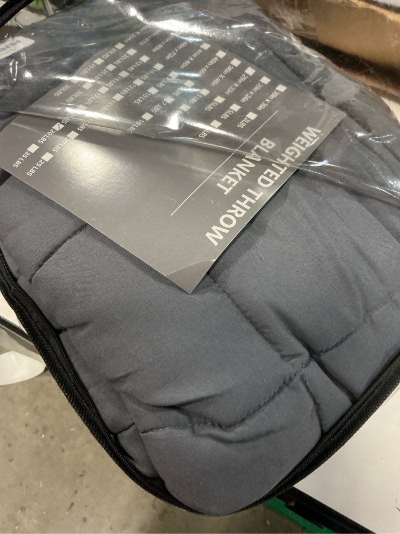 Condition photo showing New/Like New for yescool weighted blanket for adults (20 lbs, 60” x 80”, grey) cooling heavy blanket for sleeping perfect for 190-210 lbs, queen size breathable blanket with premium glass bead, machine washable grey 60x80-20 lbs