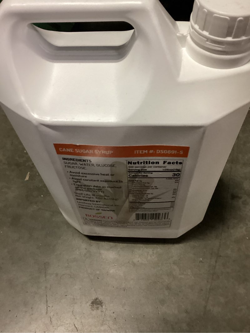 Condition photo showing New/Like New for cane sugarsyrup 5kg
