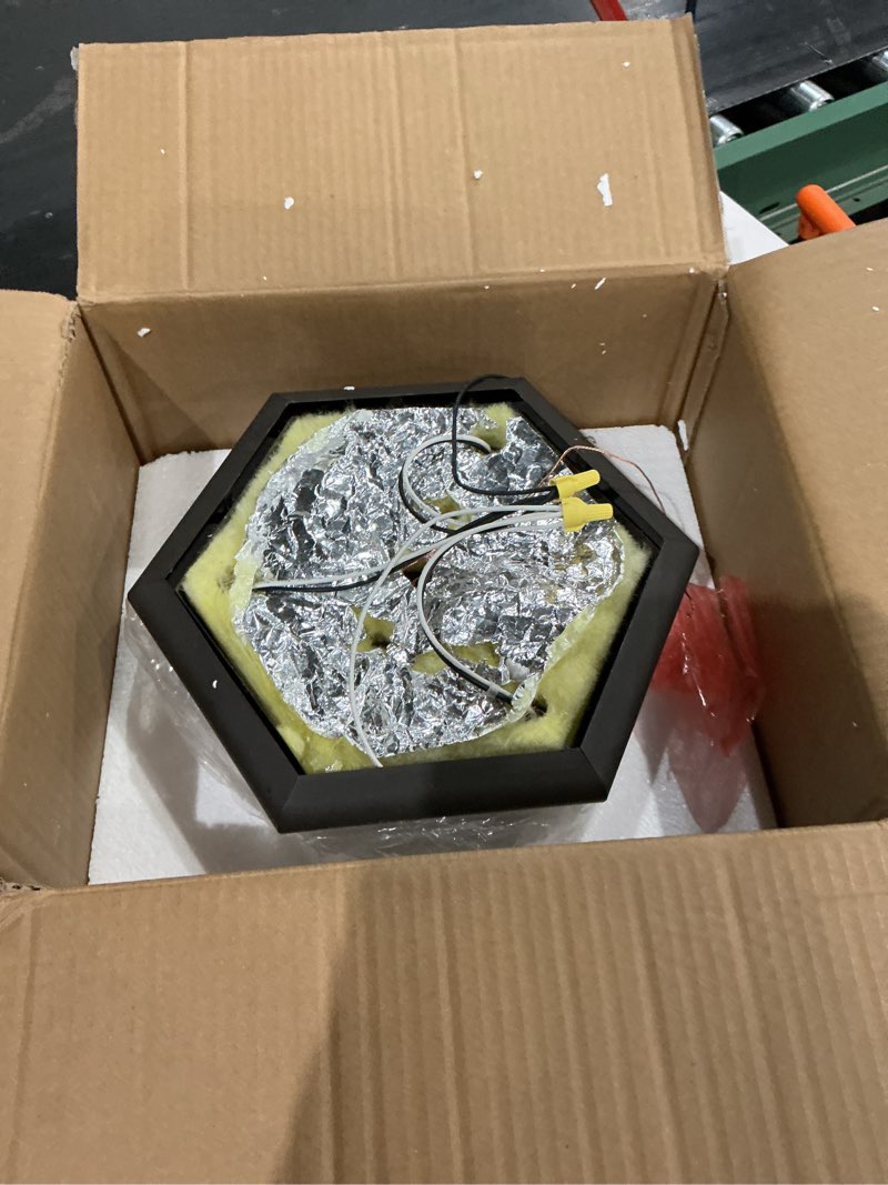 Condition photo showing Good Condition for livex lighting 7053-07 monterey 3 light outdoor/indoor bronze finish solid brass flush mount with clear beveled glass 