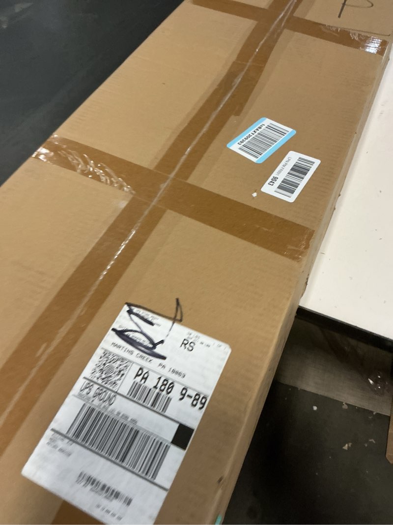 Condition photo showing New/Like New for HSH 3-Shelf Bookcase, Rustic Gray 3 Tier Bookshelf, Vintage Industrial Wooden and Metal Display and Storage Bookshelves Tower for Home Office Livingroom Bedroom Light Grey Oak 3-Tier Light Grey Oak