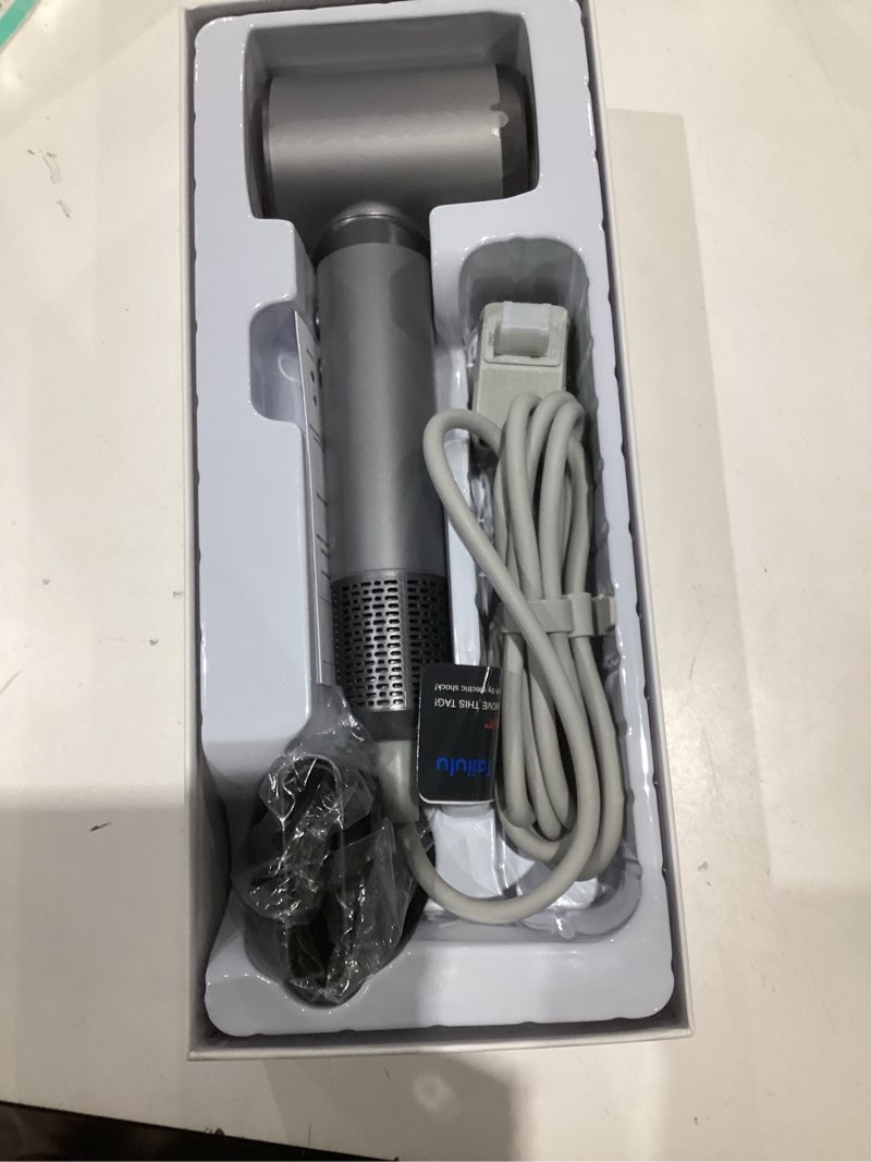 Condition photo showing Good Condition for hair dryer, 160000 rpm high-speed ionic blow dryer portable professional lightweight hair dryers with 200 million negative ions, fast-drying, quiet hair dryer with nozzle for travel, home, salon?hf03? gunmetal color