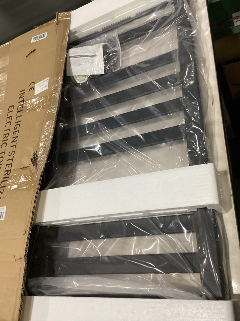 Condition photo showing New/Like New for Heated Towel Rack for Bathroom Towel Warmer Racks Wall Mounted with Timer & Temperature Multi-Level Adjustments with 10 Bars for Bathroom Shower Hot Tub Spa(Black) Black 10 bars