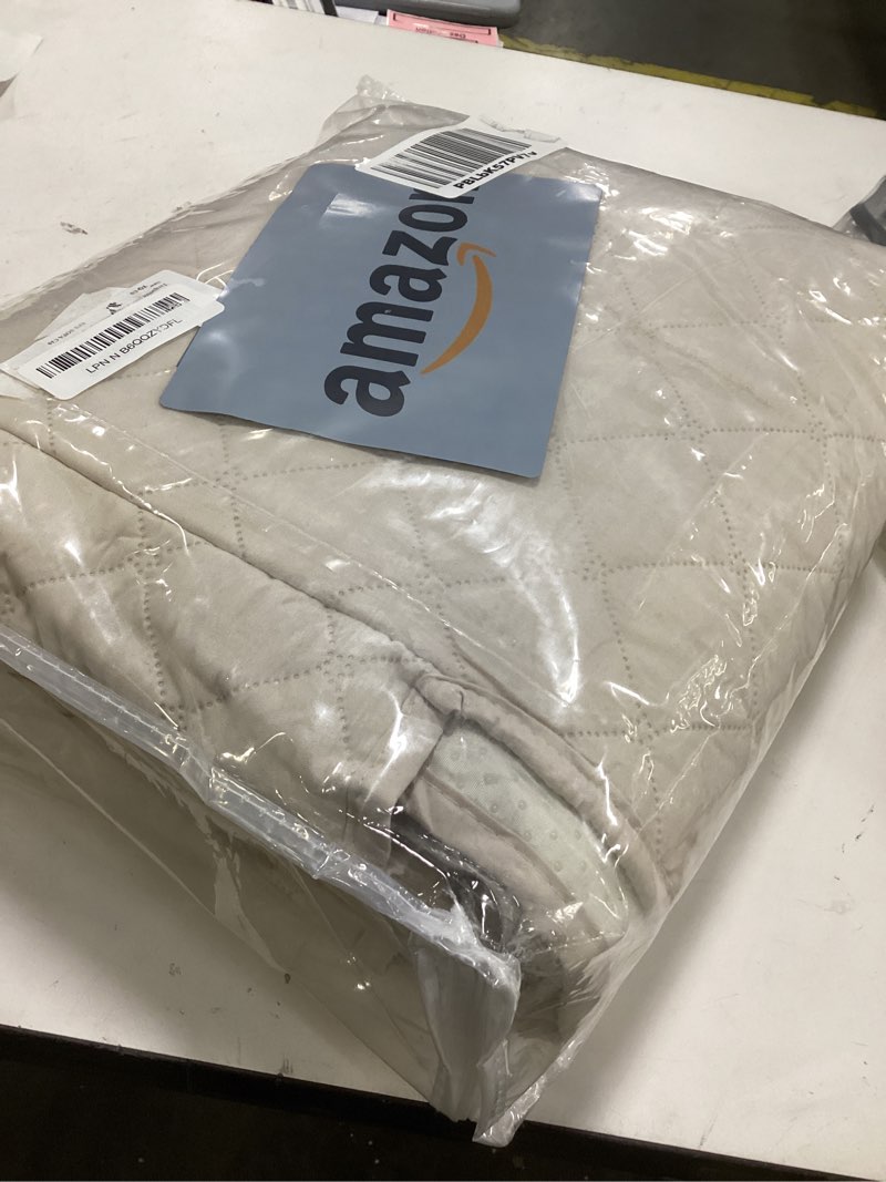 Condition photo showing Good Condition for Turquoize 100% Waterproof Sofa Covers Couch Cover Sofa Cover for Dogs Couch Protector Triple Non-Slip Sofa Slipcover for 3 Cushion Couch Furniture Protector for Pets, Kids,Dog (Sofa 70", Ivory) 70" Sofa L-Large Ivory