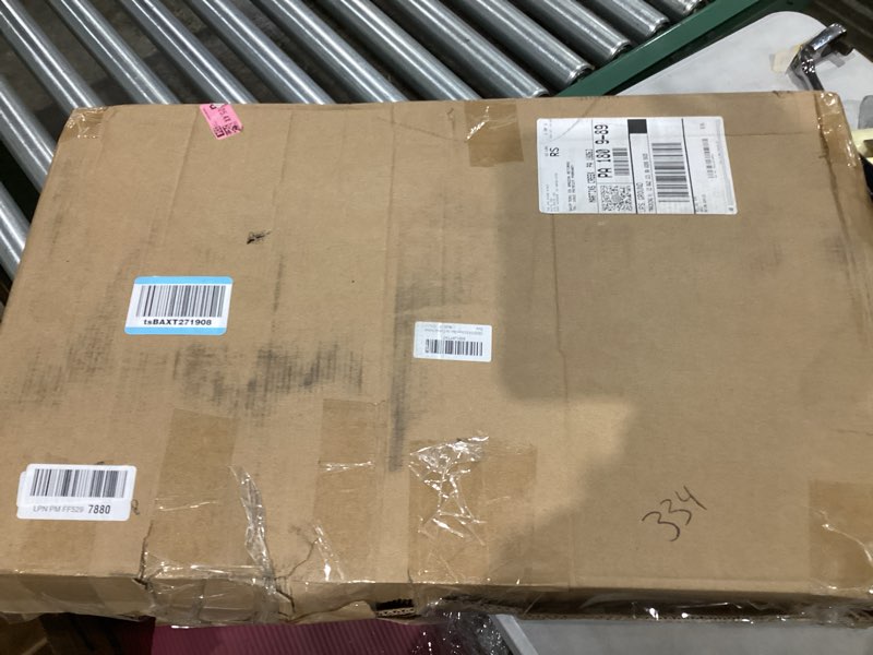 Condition photo showing Good Condition for ORIENTOOLS Snow Shovel with Wheels for Driveway, Heavy Duty Snow Pusher with 6" Wheels and 26" Wide Blade for Efficient Snow Removal, Back Saver Snow Pusher Efficient Remover Tool for Doorway Sidewalk Height Adjustable (Screw)