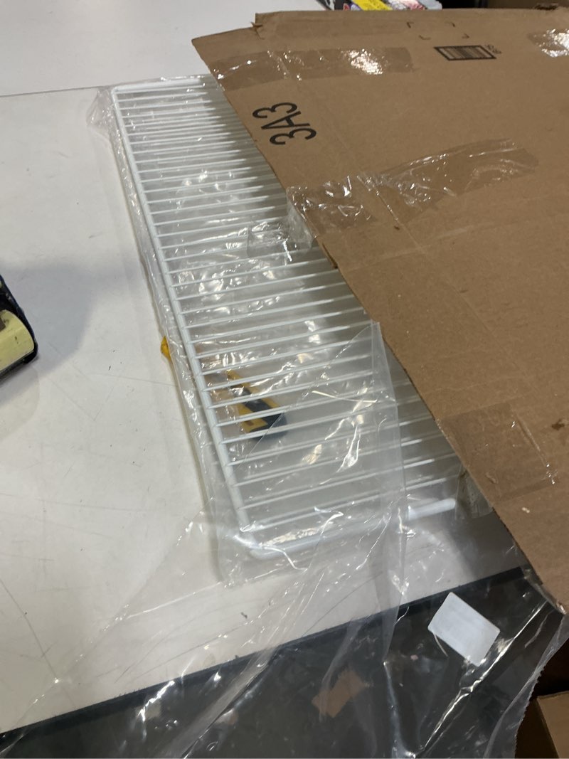 Condition photo showing As Is for 240360908 Refrigerator Wire Shelf 25 1/2 X 16 1/3 Inch Compatible with Frigidaire, Kenmore, Foreverpro 240360901, 240360905, 3189137, AP5805565, EAP9492365 (2 Pack)