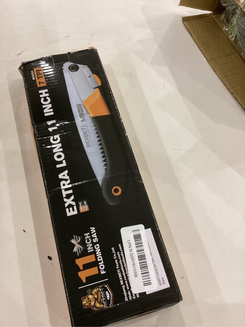 REXBETI Folding Saw, Heavy Duty 11 Inch Extra Long Blade Hand Saws for Wood Camping, Dry Wood Prunin