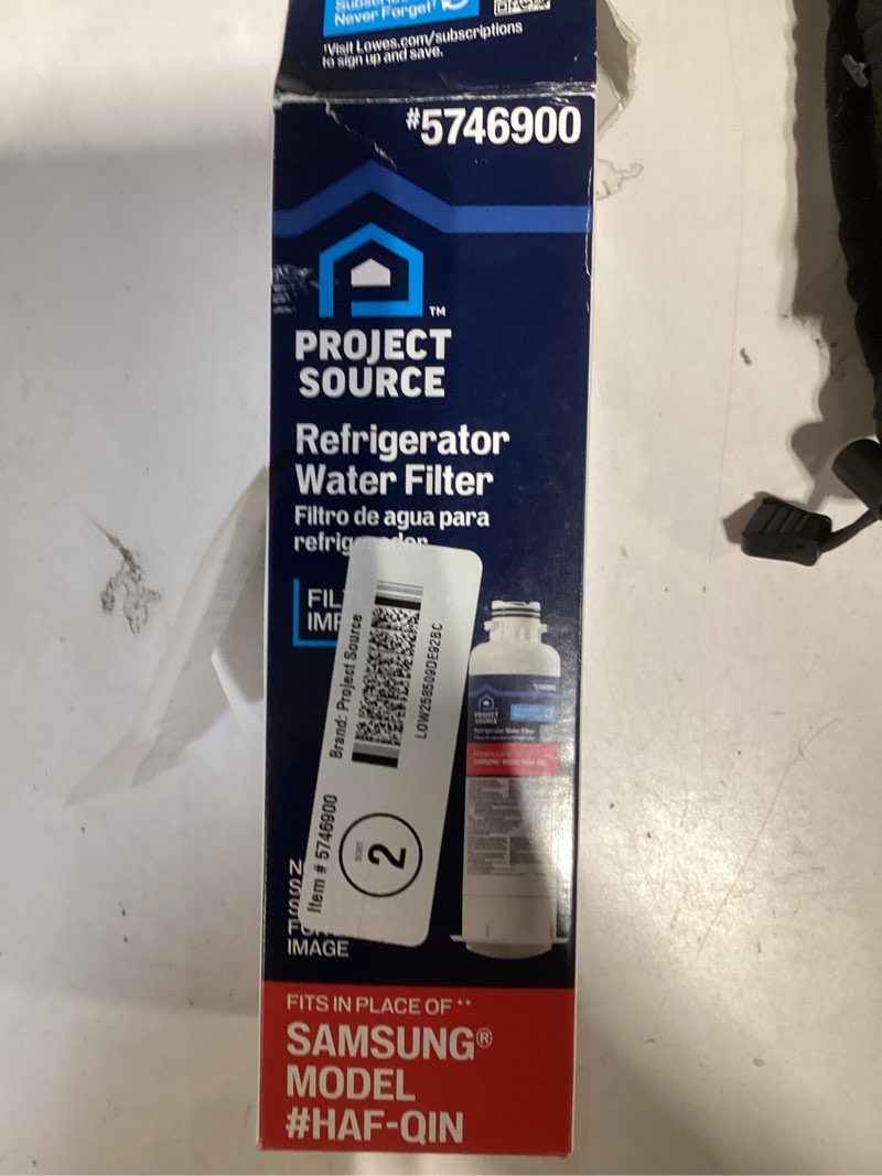 Condition photo showing Good Condition for Project Source Twist-in Refrigerator Water Filter Fits LG Filter LT700P Item #5638703 | Model #PSL700