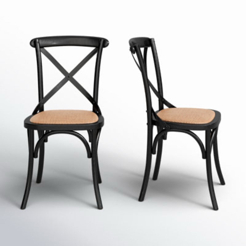 August Grove® Ladores Cross Back Side Chair