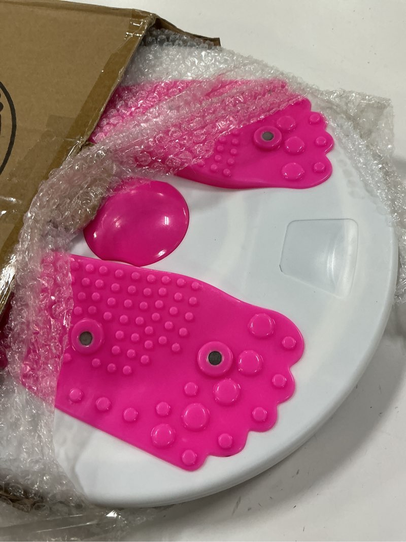 Condition photo showing As Is for Twister Board Waist Twister Twist Disc Waist Training Foot Massage Twist for Fitness Losing Weight Indoor Outdoor Sports Equipment Pink