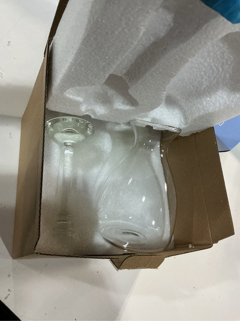 Condition photo showing New/Like New for Mkono Honey Dispenser Glass Honey Pot Honey Jar with Dipper Sticks and Lid Cover Honey Containers Holder for Home Kitchen, 14 Ounces