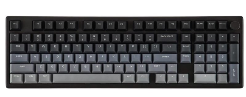 EPOMAKER Galaxy100 Lite QMK/VIA Gaming Keyboard with 8000mAh Battery and Numpad, 1800 Aluminum Mechanical Keyboard, USB-C/BT/2.4Ghz, Hot-Swap, Creamy Sound (Black, Wisteria Linear Switch)