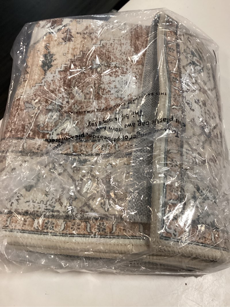 Condition photo showing New/Like New for lahome boho washable runner - 2x5 rug runner non-slip lightweight laundry room rug throw non-shedding long bathroom rug runner, oriental accent print indoor carpet runners for kitchen hallway bedroom