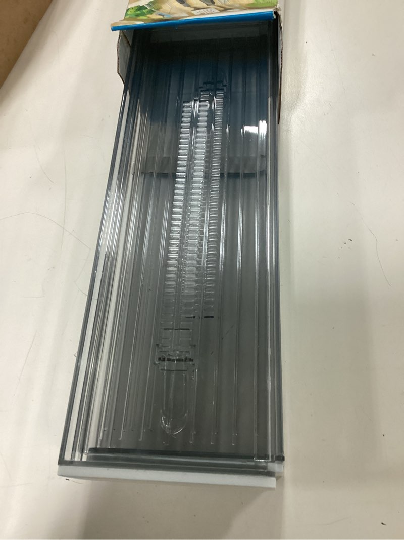 Condition photo showing Good Condition for iDesign Plastic Adjustable Deep Drawer Divider, Kitchen, Dresser, Desk, Bathroom and More, The Linus Collection – Set of 2, Expandable 13.25” – 20.75”, Clear Pack of 1