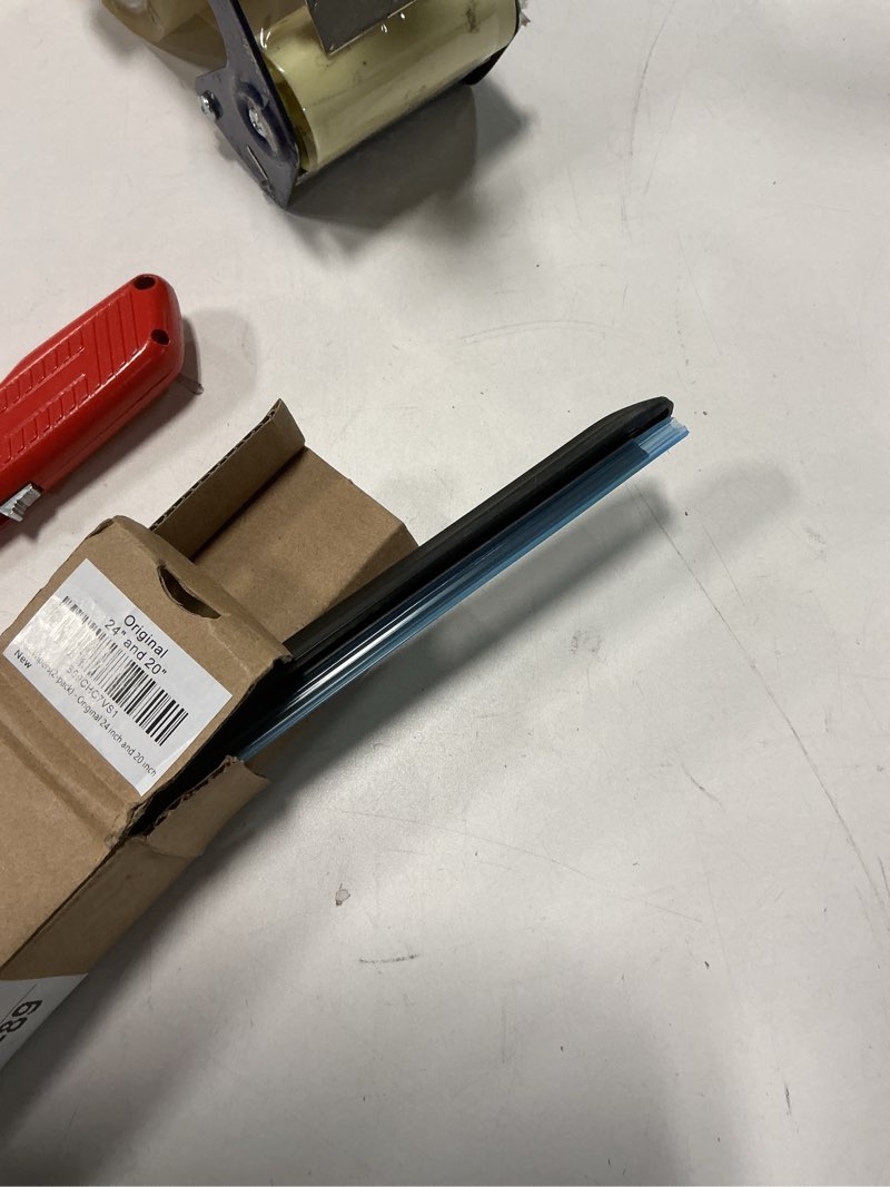 Condition photo showing Good Condition for ClixWipers 24" + 20" High Performance Premium Automotive Replacement Windshield Wiper Blades, Passenger and Driver Side Wiper Blade Designed For All Weather & Winter Conditions (Set of 2) 24" + 20" Premium