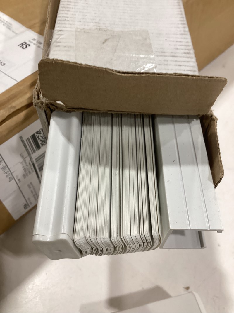 Condition photo showing Good Condition for cordless 1 inch window blinds, mirrotek cordless blinds light filtering mini blinds (30'' x 64''), white 64"w x 30"h white