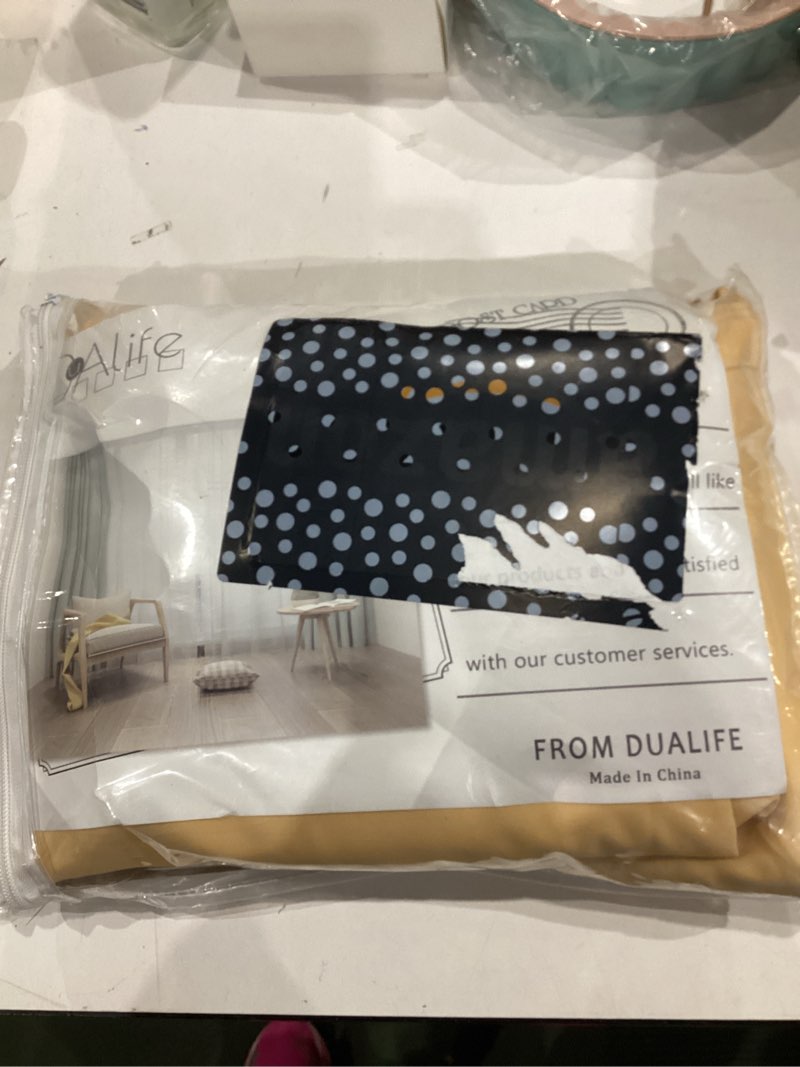 Condition photo showing New/Like New for desert mist curtains 63 inches long soft blackout curtain panels for bedroom room darkening solid window drapes for living room thermal insulated grommet top 52w x 63l,2 panels desert mist 52"w x 63"l (pack of 2)