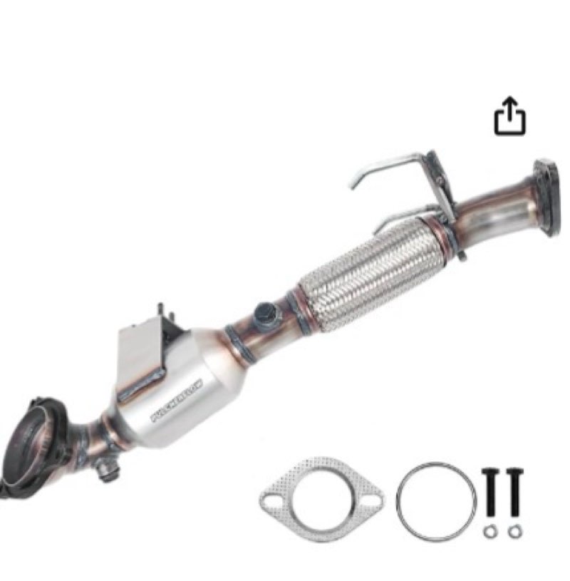 ZonCar 16877 Catalytic Converter Compatible With 2013-2016 Ford Fusion 2.0L Turbocharged Front Stain