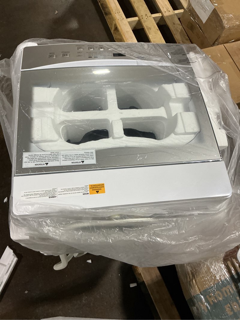 Condition photo showing Good Condition for hamilton beach portable washer-led digital display panel-5 cycles-top loading design-low noise washing machine, 2.1 cu ft, white 2 cu ft