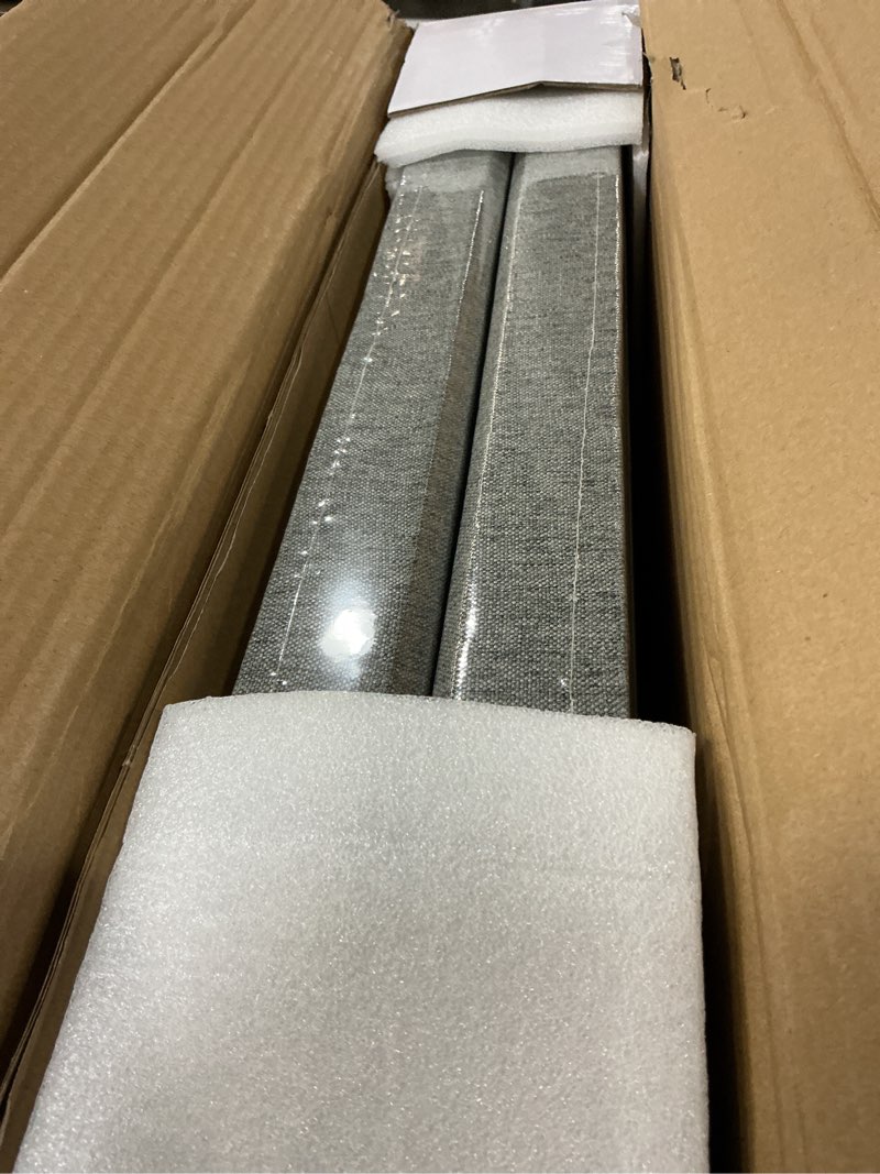 Condition photo showing New/Like New for umiacoustics 2 pcs acoustic panel, 47.2" x 23.6" fiberglass sound proof wall panels, sound absorbing panels for studios, office, home theater. charcoal grey 47.2" x 23.6"-2pcs charcoal grey