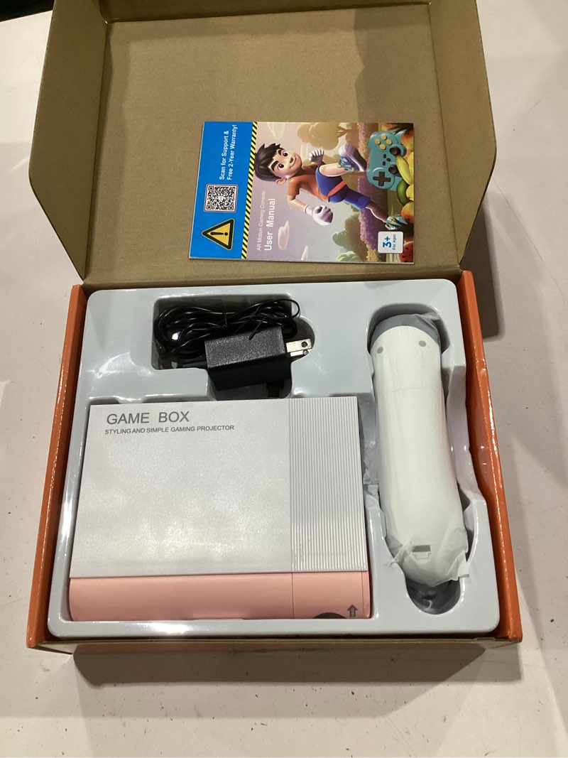 Condition photo showing Good Condition for metfut ar motion gaming console for kids & families - plug & play video game system for indoor physical play, interactive family fun, game nights, parties and playdates-white&pink