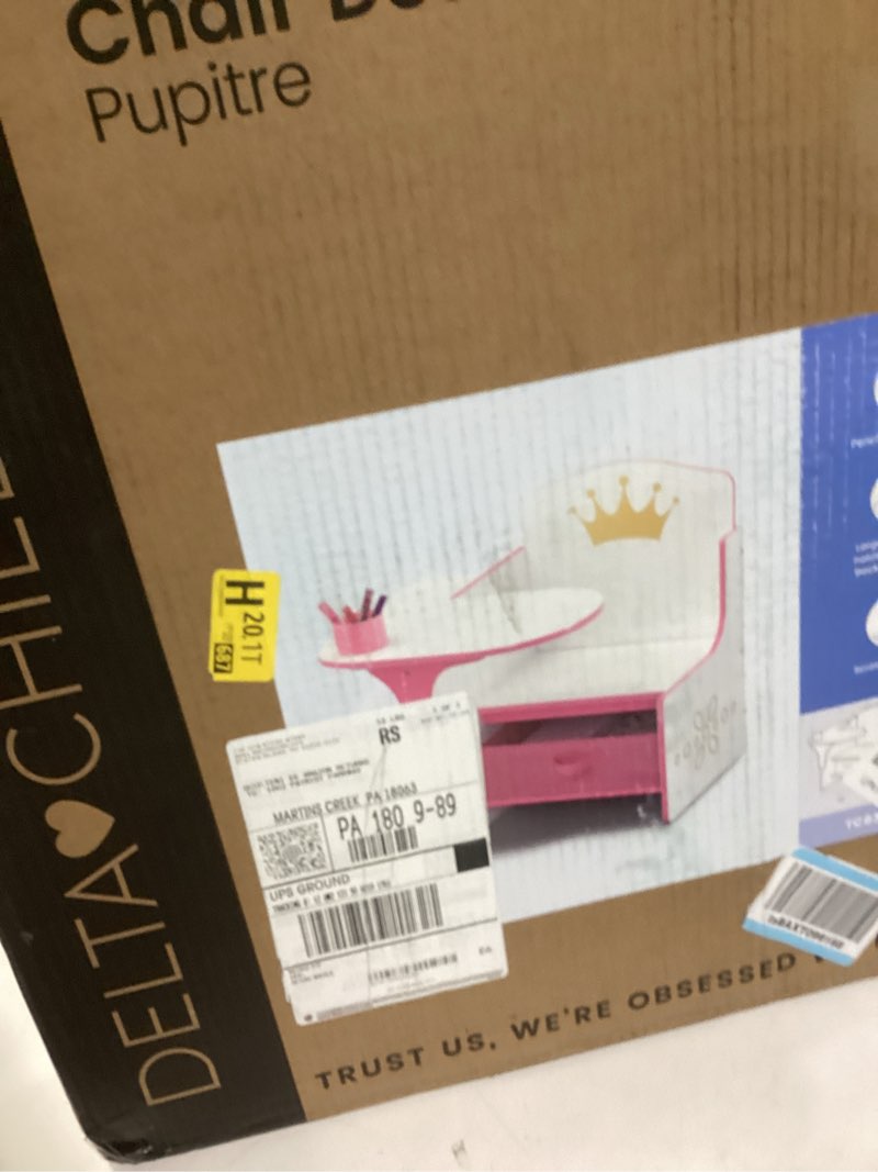 Condition photo showing New/Like New for Delta Children Chair Desk With Storage Bin, Disney Minnie Mouse Chair Desk Minnie Mouse