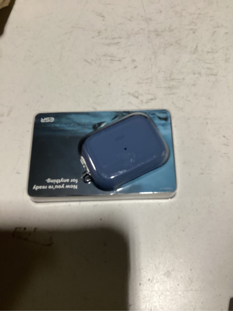 Condition photo showing As Is for ESR for AirPods Pro 3 Case, Compatible with AirPods Pro 3rd Generation Case (2025), Compatible with MagSafe, Full Drop Protection Cover with Lanyard, Dark Blue AirPods Pro 3 Case Dark Blue