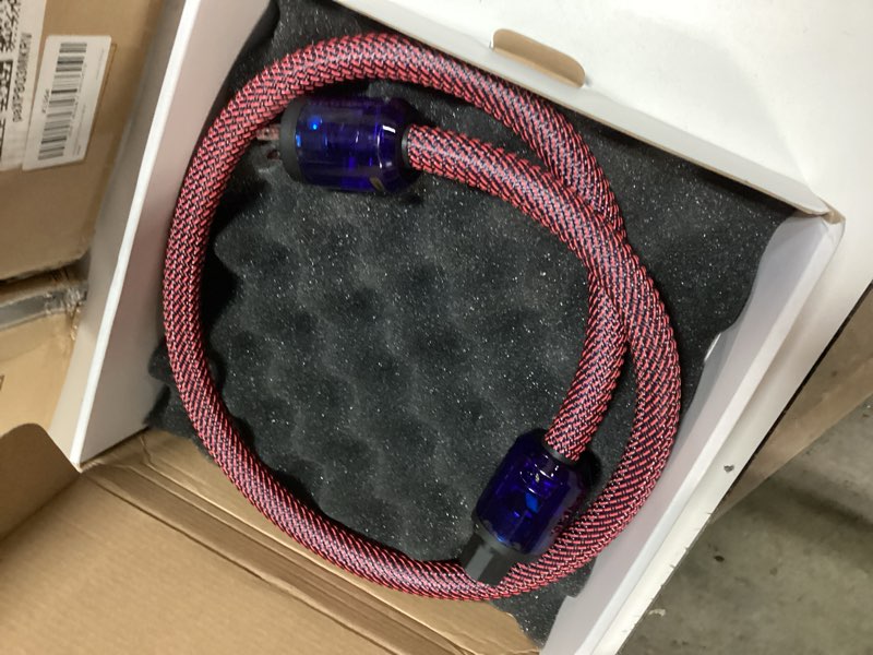 Condition photo showing Good Condition for audiocrast hifi power cord, 3.3ft, 10awg, ?17mm, pure copper conductor with shielding, hi-end power cable ac mains cord audiophile wire with us plug+iec c15 connector 3.3 ft p037