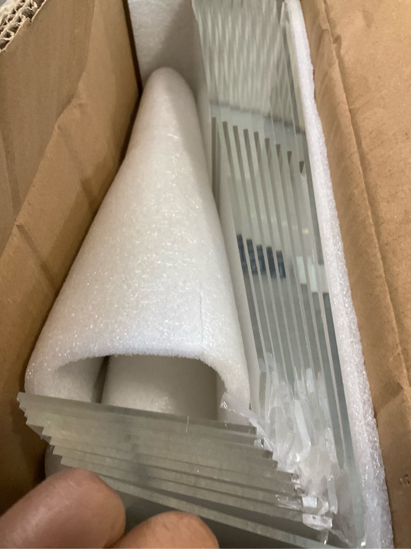 Daofary Acrylic Sign Holder 8.5 x 11, L Shape Slanted Back Clear Sign Holder Plastic Paper Holder Sl