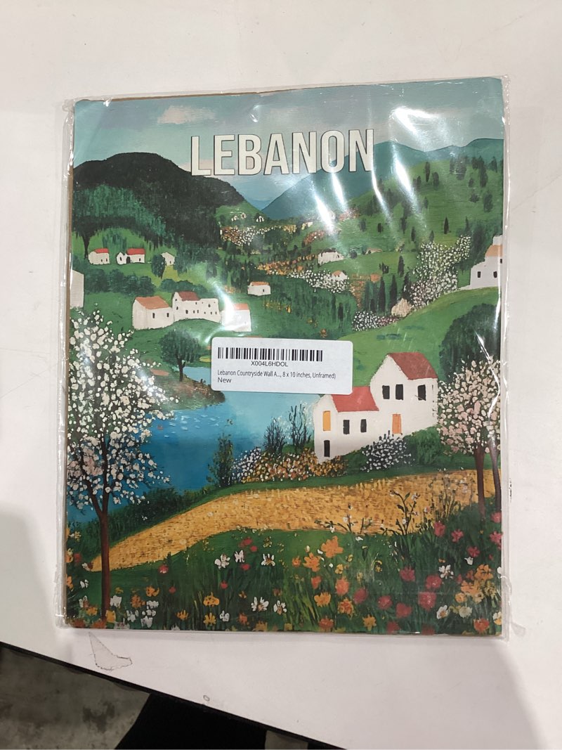 Condition photo showing New/Like New for Lebanon Countryside Wall Art Poster Print, Rural Landscape, Heritage Artwork Culture Decor Travel Poster Vintage Art Work for Living Room and Bathroom A3 (Lebanon, 8 x 10 inches, Unframed) Lebanon Unframed 8 x 10 inches