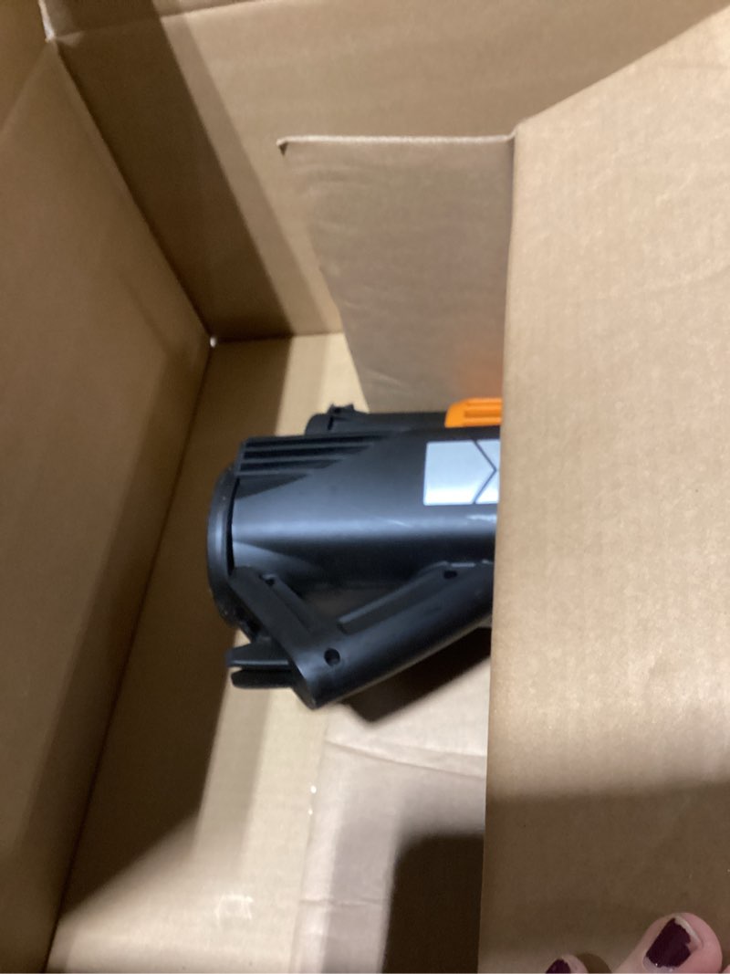 Condition photo showing As Is for WORX WG509 12 Amp Trivac, 3 in 1 Electric Leaf Blower, Leaf Vacuum & Leaf Mulcher for Lawn Care 350CFM Blower/Vac/Mulcher