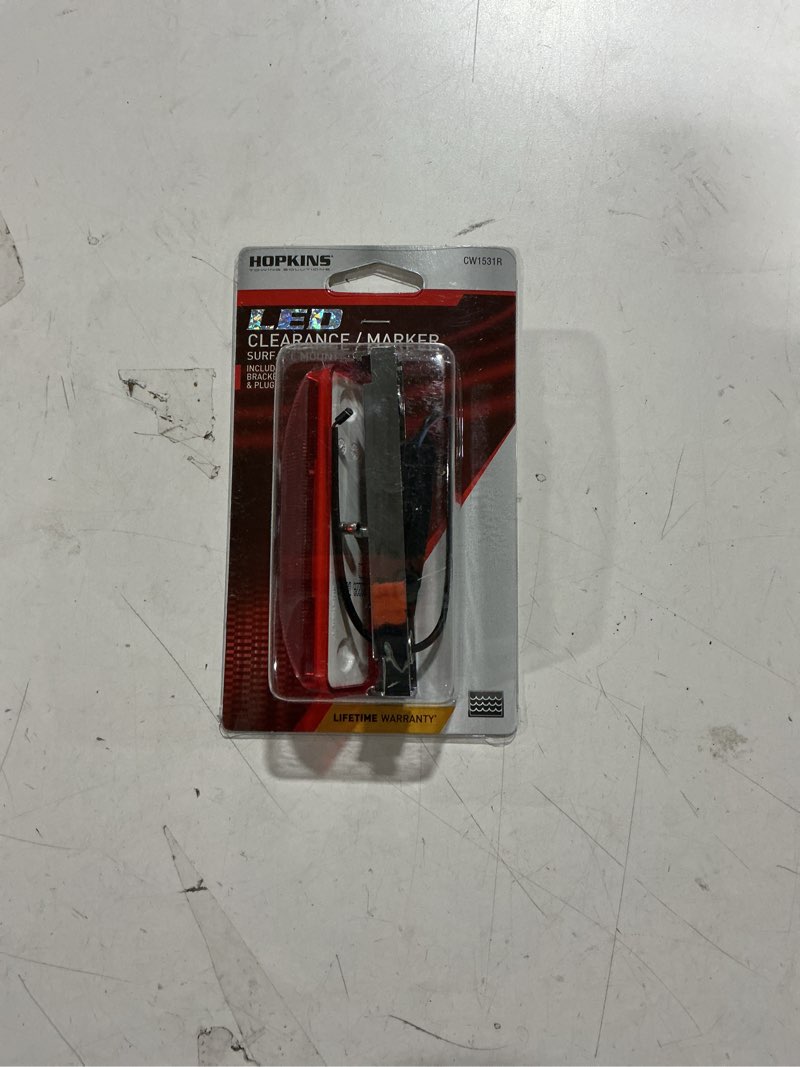 Hopkins LED 2-1/2" Sealed Rectangular Clearance/side Marker Kit with Reflex, Amber