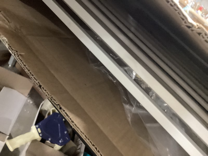Condition photo showing Good Condition for babelio removable & no bottom bar baby gate, 35.5-55" extra wide hardware mounted (drill needed)| wide walk-thru| auto-close safety dog/pet gate for stairs & doorways (white, 35.5-55" w, 30" h) white 35.5-55" w, 30" h extra wide