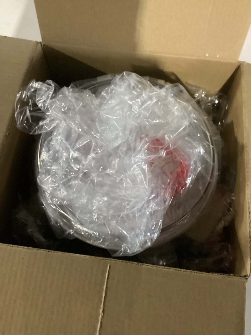 Condition photo showing New/Like New for CUCKOO One Touch Rice Cooker 3-Cup (Uncooked) / 6-Cup (Cooked), Mini Rice Cooker & Warmer with Steamer Tray, Versatile Grain Cooker, Soup Maker, Auto Keep Warm, White (CR-0301C)