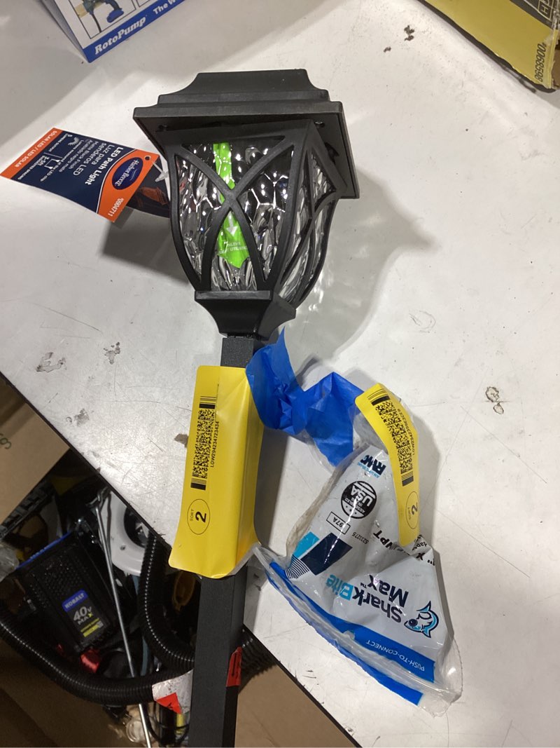Condition photo showing As Is for portfolio 5lm solar square path light