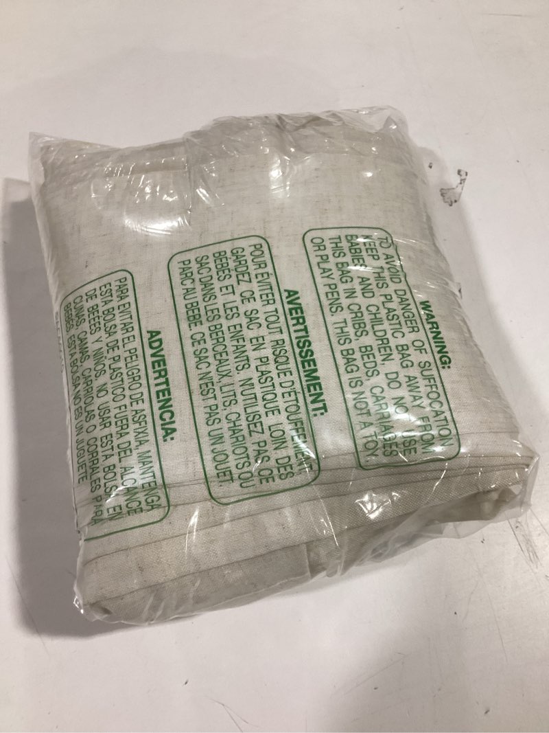 Condition photo showing Good Condition for NICETOWN Linen Flax Semi Sheer Curtains 92" Length, Grommet Window Treatments Privacy Added with Lig