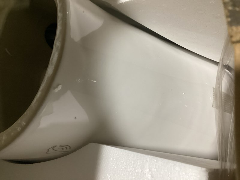 Condition photo showing Good Condition for possibly incomplete smart toilet,one piece toilet with auto open close, auto flush, foot sensor operation, heated seat?warm water & dryer?night light?led display,white remote control