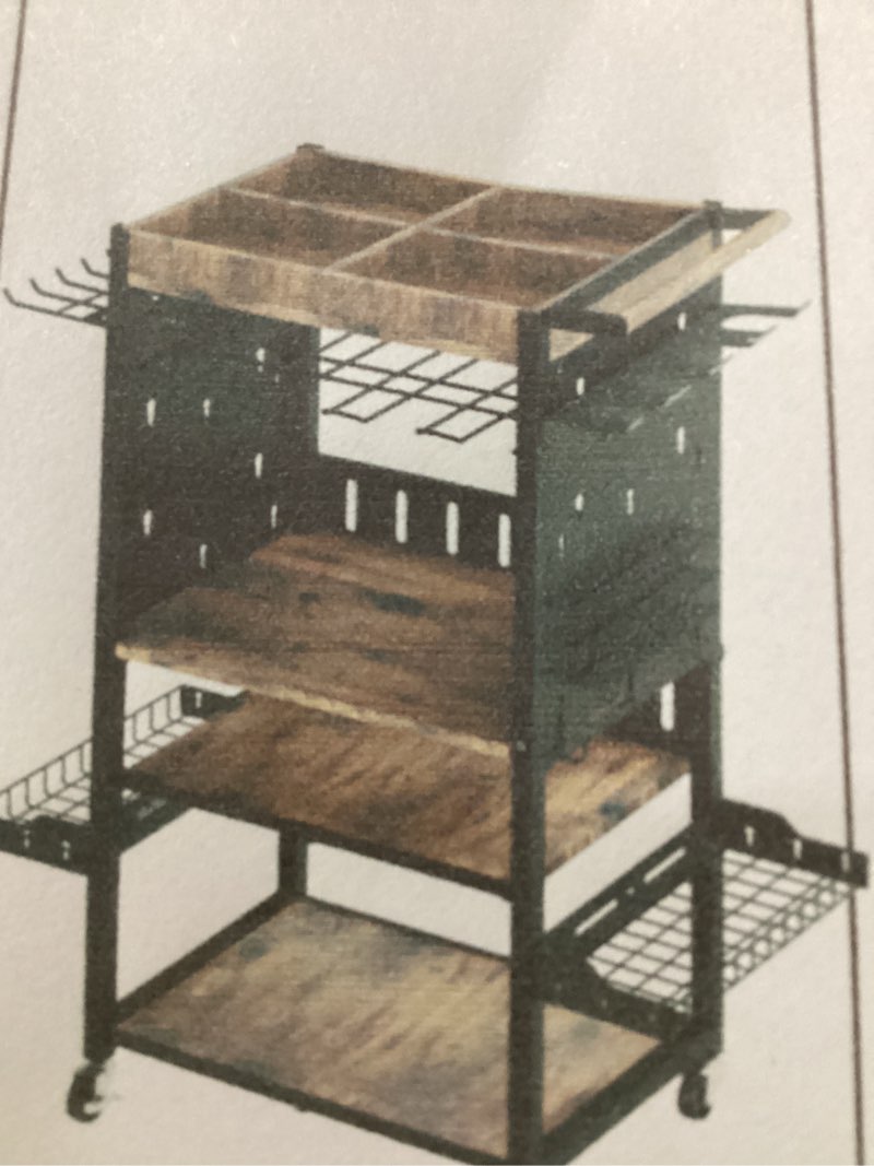 Wooden 5 tier Power tool organizer