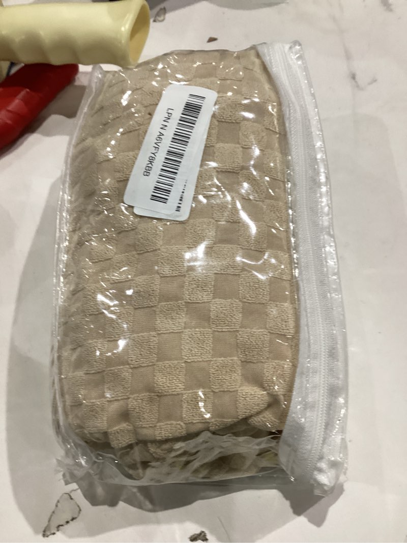 Condition photo showing New/Like New for yemyhom ottoman cover latest jacquard design high stretch folding storage footstool protector rectangle removable slipcover (ottoman small, beige) ottoman small beige