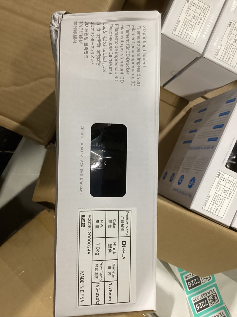 Ender series 3d printing filaments 1.75mm 1.0kg black