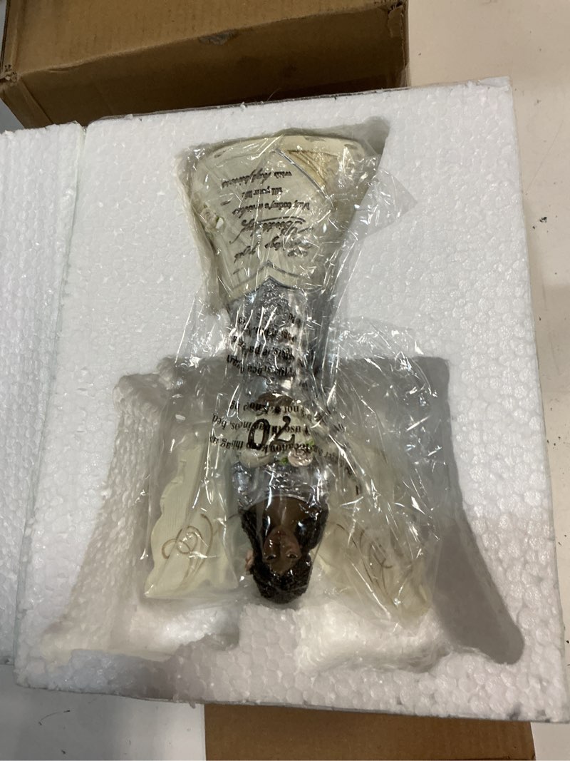 Condition photo showing Good Condition for pavilion gift company - happy 70th birthday - 6" ebony african american angel figurine religious best friend bestie bff god jesus lover christian christ gift present 82485