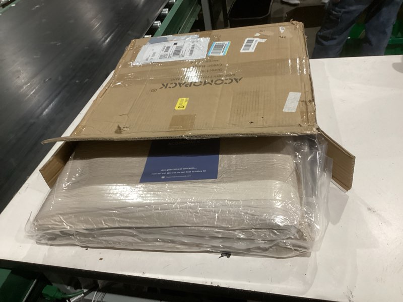 Condition photo showing New/Like New for acomopack baby play mat for floor 1.3" thick memory foam play mat 59"×71" tummy time crawling with non-slip bottom for living room,nursery,soft velvet playpen mats for kids,infants?beige? beige 59"×71"