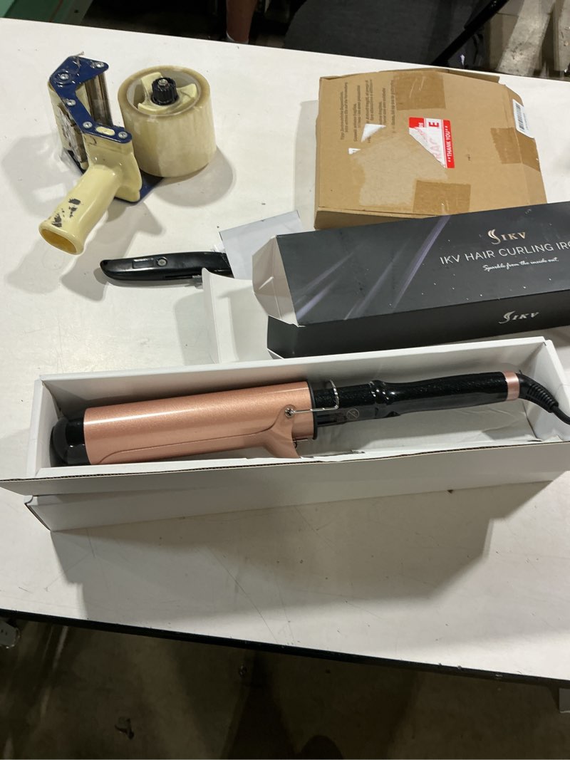 Condition photo showing Good Condition for 2 inch curling iron extra long barrel for long hair, large barrel curling wand ceramic tourmaline with lcd display,10 temps, dual voltage 2 inches