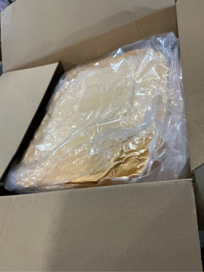 Condition photo showing Good Condition for Wenqik 5 Pcs Outdoor Wicker Chair Cushions Set with 1 Loveseat 44 x 19 in Weatherproof and 4 U Shaped Cushions for Wicker Patio Furniture Porch Swing Bench Seat Sofa Couch(Yellow)